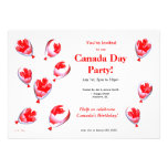 Canada Day Balloons Custom Invitation
