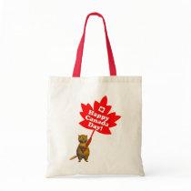 Canada Day Beaver and Maple Leaf bags