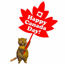 Canada Day Beaver and Maple Leaf photo sculptures by canadianpeer Canada Day Beaver and Maple Leaf photo sculptures