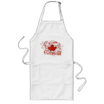 Canada Day Grungy Urban aprons by jamiecreates1 Canada Day Grungy Urban aprons
