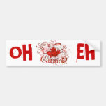 Canada Day Grungy Urban Bumper Stickers