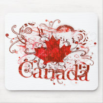 Canada Day Grungy Urban mousepads by jamiecreates1 Canada Day Grungy Urban mousepads
