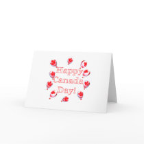 Canada Day Maple Leaf Balloons cards