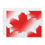 Canada Day - Maple Leaf Personalized Invitations