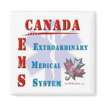 Canada EMS Magnet by RealSlogans Canada EMS Magnet