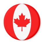 Canada Fisheye Flag Magnet
