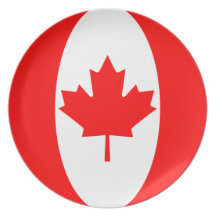 Canada Fisheye Flag Plate