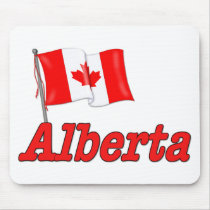 Canada Flag - Alberta Mouse Pad