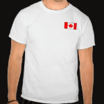 Canada Flag Map Basic T-Shirt