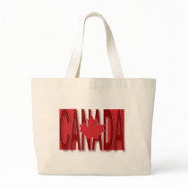 Canada Flag Tote Bags