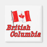 Canada Flag - British Columbia Refrigerator Magnet