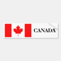 Canada Flag Bumper Sticker