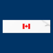 Canada Flag bumper stickers