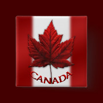 Canada Flag Button Canada Souvenirs & Canada Gifts buttons