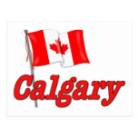 Canada Flag - Calgary Post Card