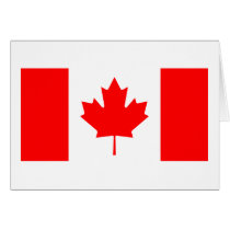Canada Flag Greeting Cards