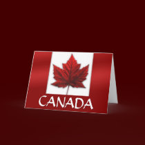 Canada Flag Card Canadian Flag Greeting Card cards