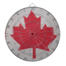 Canada Flag Dart Board