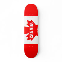 Canada Flag Design Skate Board