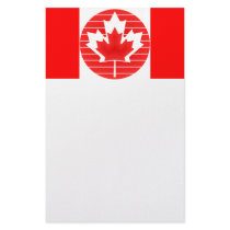 Canada Flag Design Customized Stationery