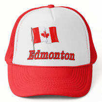 Canada Flag - Edmonton Trucker Hat