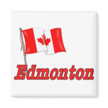Canada Flag - Edmonton magnets