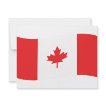 canada flag icon invitations