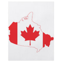 Canada Flag Map flyers