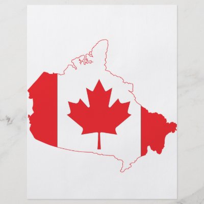 Canadian Flag Map