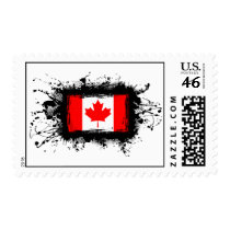 Canada Flag Postage Stamp