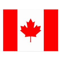 Canada Flag Postcard