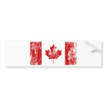 Canada Flag Pride Bumper Stickers