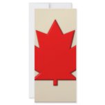 Canada Flag Rack Card Template