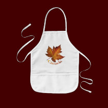 Canada Flag Souvenir Kids Apron Canada Souvenir aprons
