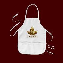 Canada Flag Souvenir Kids Apron Canada Souvenir aprons