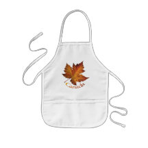 Canada Flag Souvenir Kids Apron Canada Souvenir