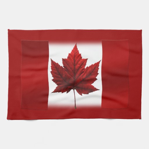 Canada Flag Souvenir Towel Canada Tea Towel Decor Zazzle