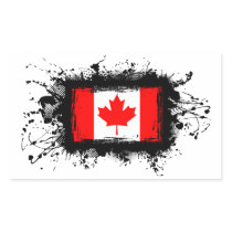 Canada Flag Rectangular Sticker