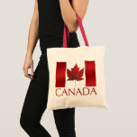 Canada Flag Tote Bag Environmental Canada Tote Bag