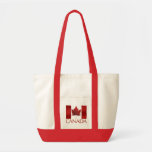 Canada Flag Tote Bag Environmental Canada Tote Bag