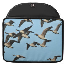 Canada Geese Flock in Flight Sleeve For MacBook Pro