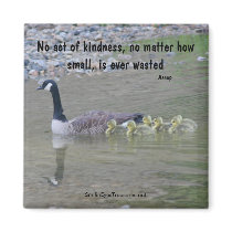 Canada Geese Kindness Positive Affirmations Magnet by SmilinEyesTreasures Canada Geese Kindness Positive Affirmations Magnet