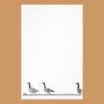 Canada Geese Stationery stationery