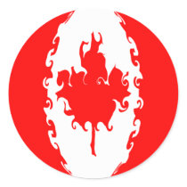 Canada Gnarly Flag stickers by Flagnostic Canada Gnarly Flag stickers