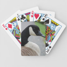Canada goose bicycle poker deck