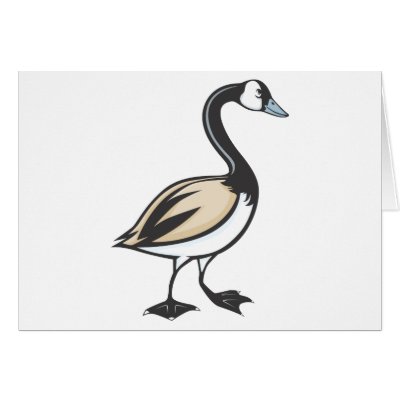 cartoon canadian goose