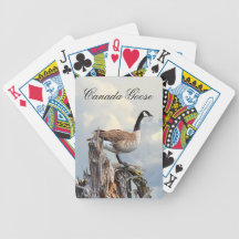 CANADA GOOSE ON A SNAG DECK OF CARDS