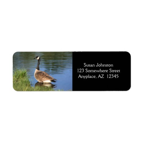 Canada Goose Painting Address Label label