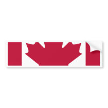 Canada High quality Flag Bumper Sticker