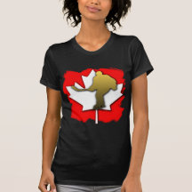 Canada Hockey Gold T Shirt